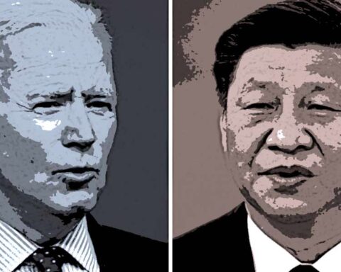 US President Joe Biden and China's Xi